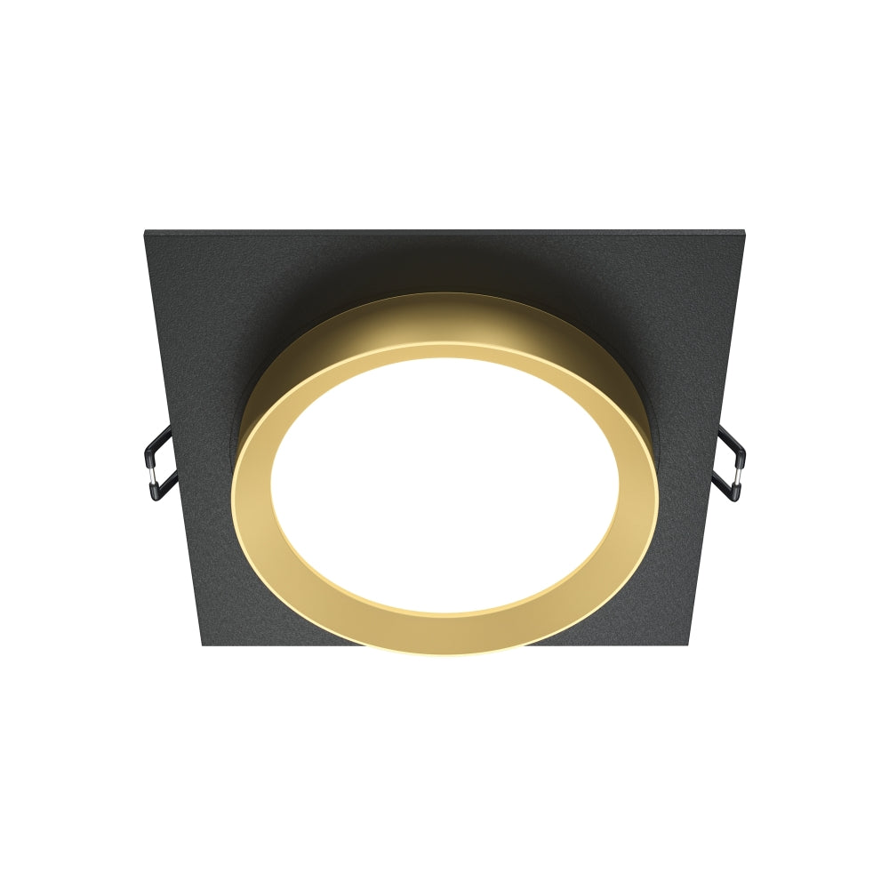 Spot incastrat din Aluminiu Negru/Auriu GX53 15W L11xH5cm Hoop