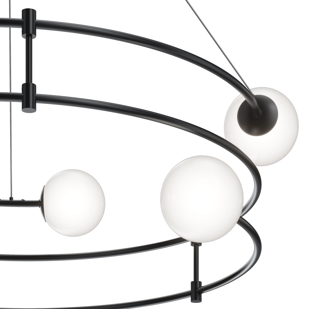 Lustra rotunda cu inaltime reglabila cu 6 becuri G9 40W D81.2xH152cm Balance