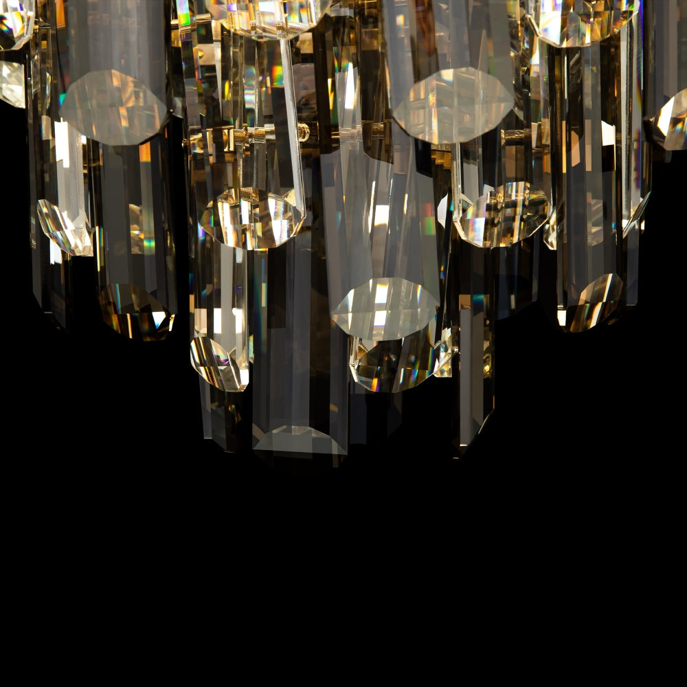 Lustra rotunda cu inaltime reglabila cu 8 becuri E14 40W D60.8xH160.2cm Flare