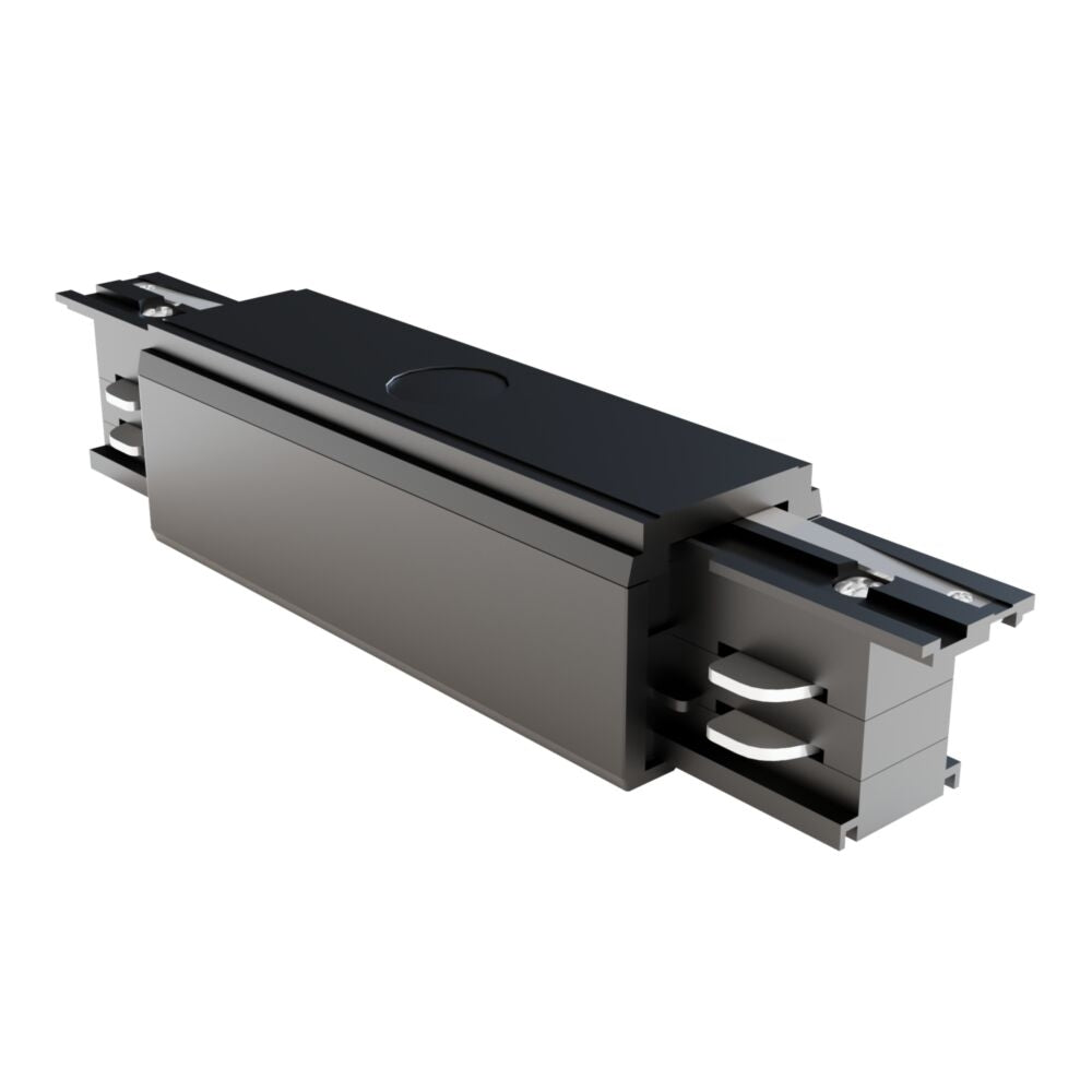 Conector pentru sina 3 faze Plastic Negru L16cm