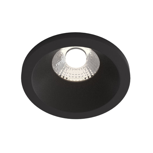 Spot incastrat din Aluminiu Negru 12W 890lm 3000k D9xH9cm Zoom