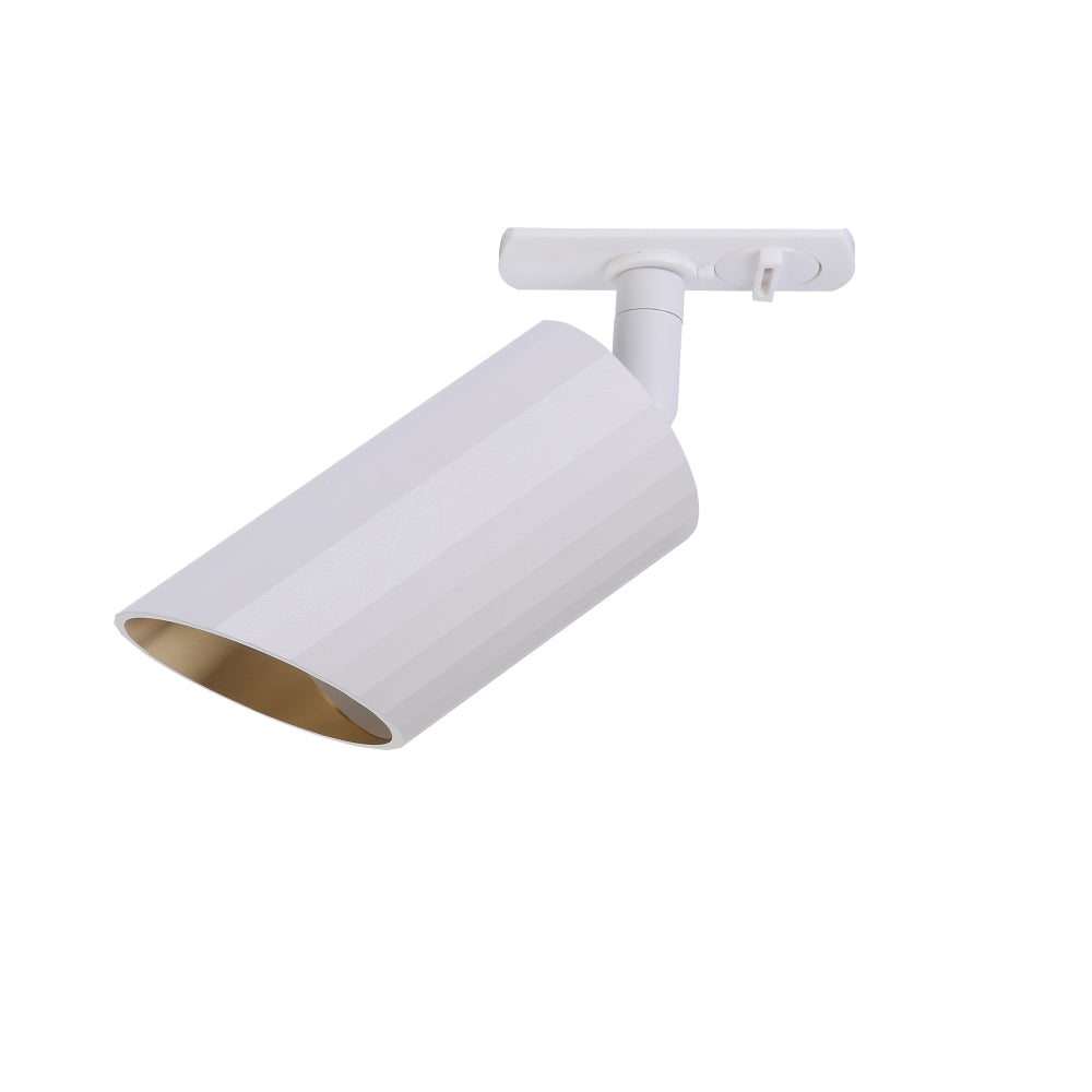 Spot pentru sina monofazata Unity din Aluminiu Alb GU10 35W L12xH17cm Lipari