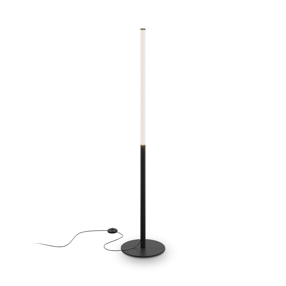 Lampa de podea din Aluminiu Negru 18W 2100lm 3000k D3xH130cm Ray