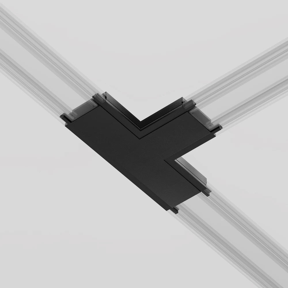 Conector T sina magnetica Radity din Plastic Negru