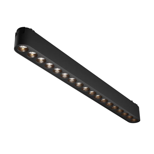 Spot pentru sina Radity din Aluminiu Negru H3xL33cm IP 20 16W 1800lm 3000k Points