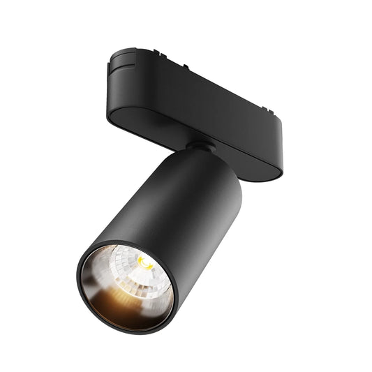 Spot pentru sina Radity din Aluminiu Negru H13xL11.5cm IP 20 12W 1000lm 3000k Focus LED