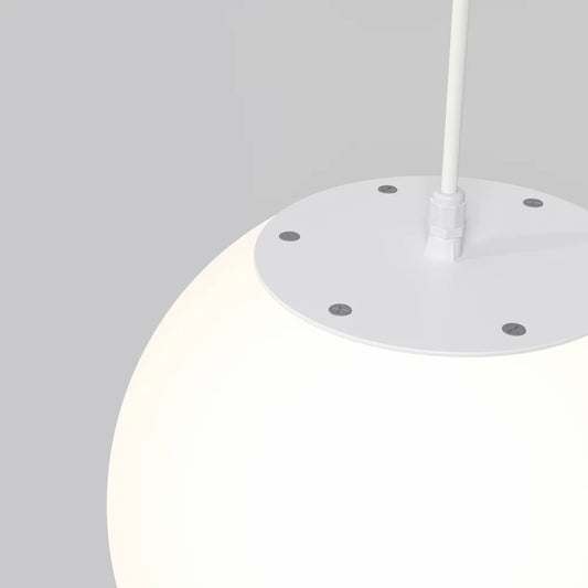 Pendul exterior din Plastic Alb H150xD30cm IP54 E27 30W Erda