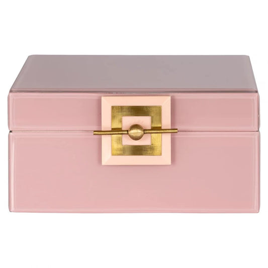 Cutie bijuterii din MDF Roz H10xL21cm Bodine Richmond interiors