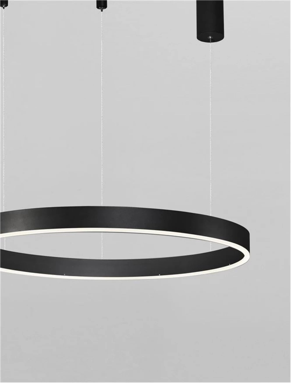 Lustra din Aluminiu Negru H200xL60cm IP20 40W 2943lm 2700-6000k MOTIF