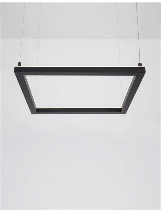 Lustra din Aluminiu Negru H120xL50cm IP20 30W 2188lm 3000k ETERNA