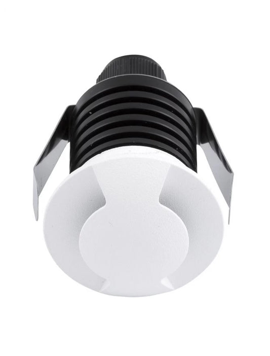 Spot incastrat pentru scari din Aluminiu Alb H5.3xL3.7cm IP67 1W 60lm 3000k BANG