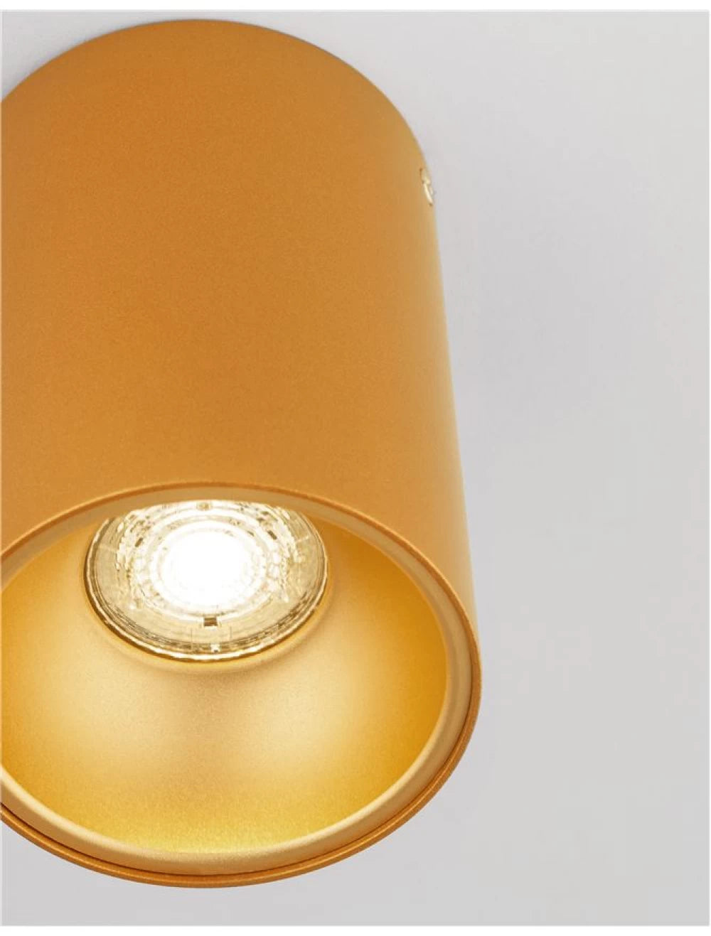 Spot aplicat din Aluminiu Auriu H14xL9.6cm IP20 LED GU10 NIDO