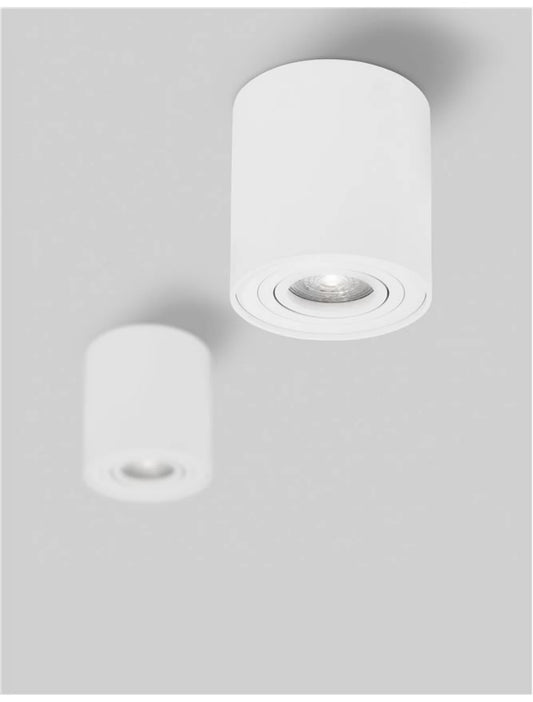 Spot aplicat din Aluminiu Alb H9xL8cm IP20 LED GU10 GOZZANO
