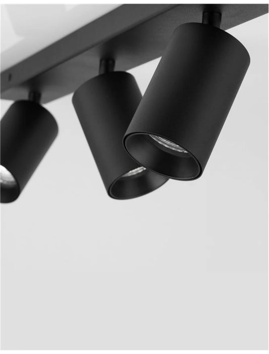 Spot aplicat din Aluminiu Negru H12.7xL55cm IP20 LED GU10 TOD