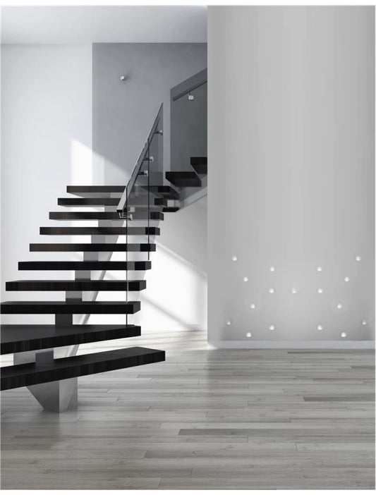 Spot incastrat pentru scari din Gips Alb H10xL10cm IP20 1W CIROCCO