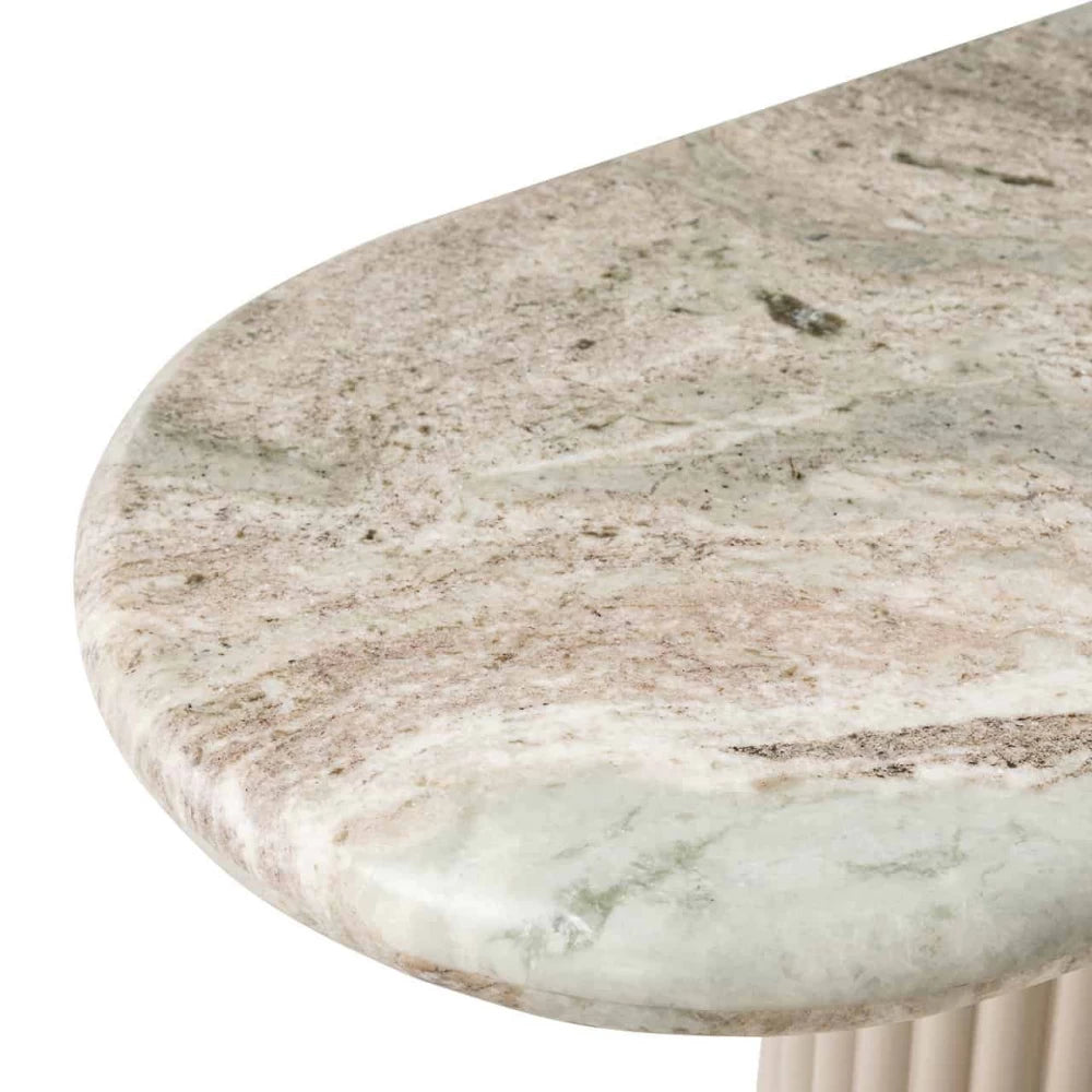 Consola din Marmura Bej si MDF Bej L160xH85cm Coronel Richmond Interiors