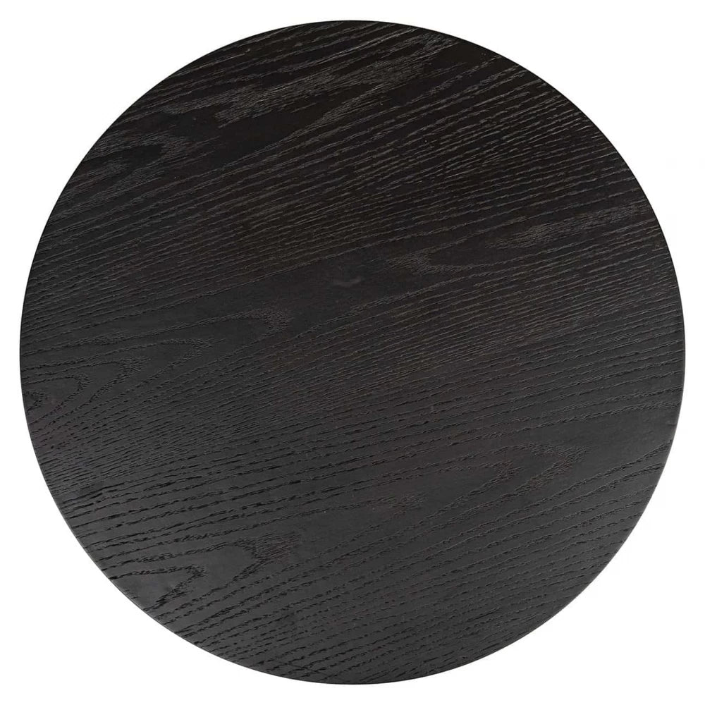 Masuta de cafea Asimetrica din Furnir de stejar Maro inchis L143xH30cm Bogor