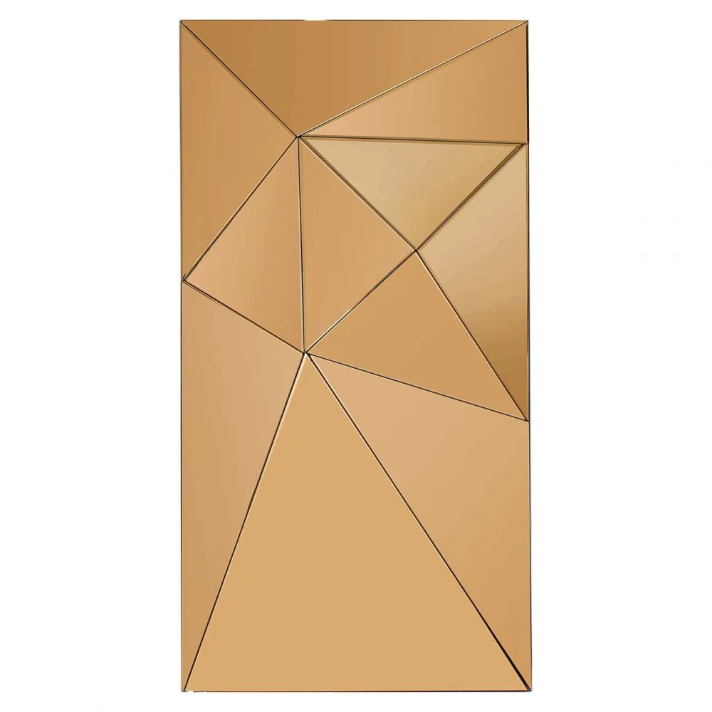 Oglinda Dreptunghiulara Auriu amber L40xH80cm Joni