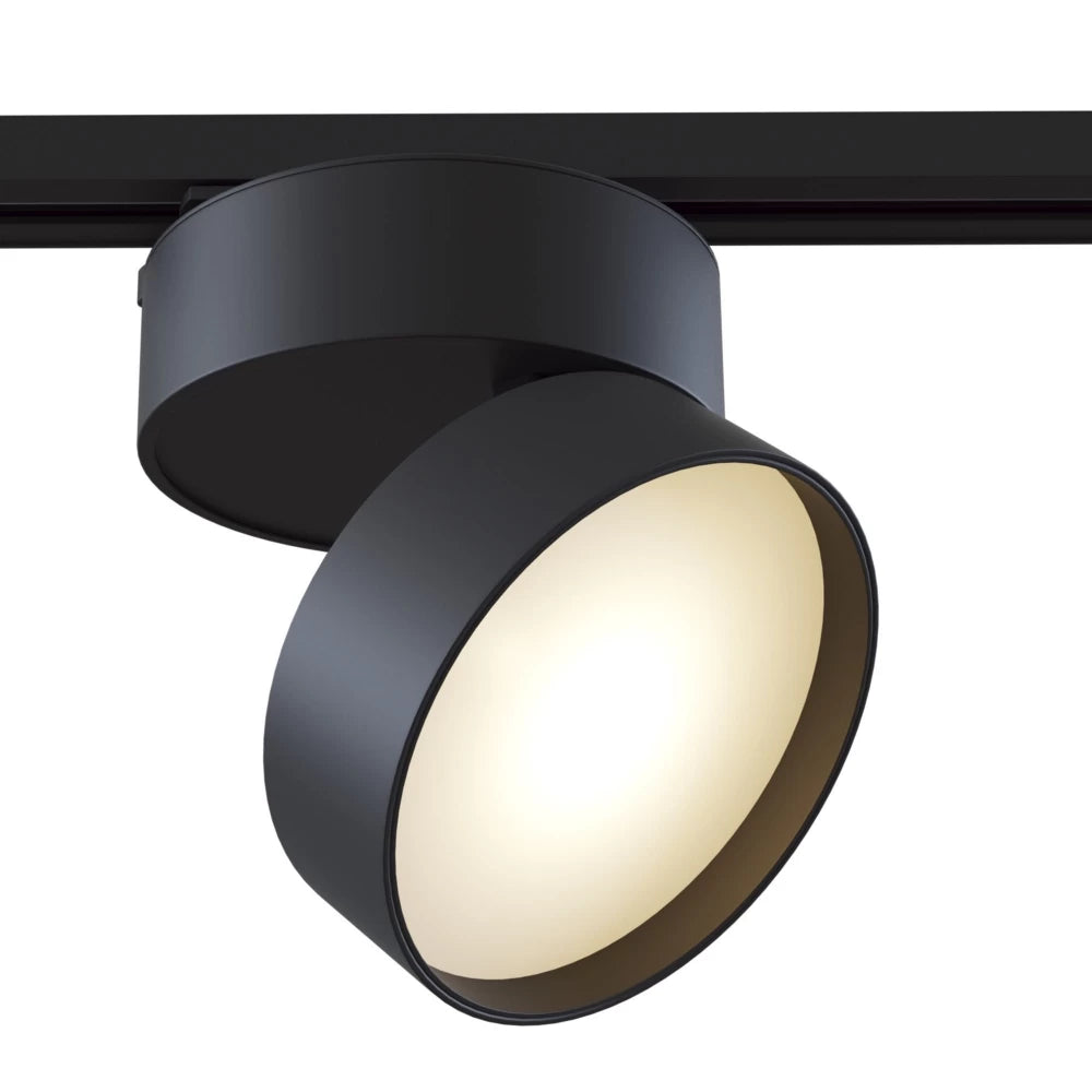 Spot pentru sina monofazata Unity din Aluminiu Negru 18W 1100lm 4000k D12xH11cm ONDA