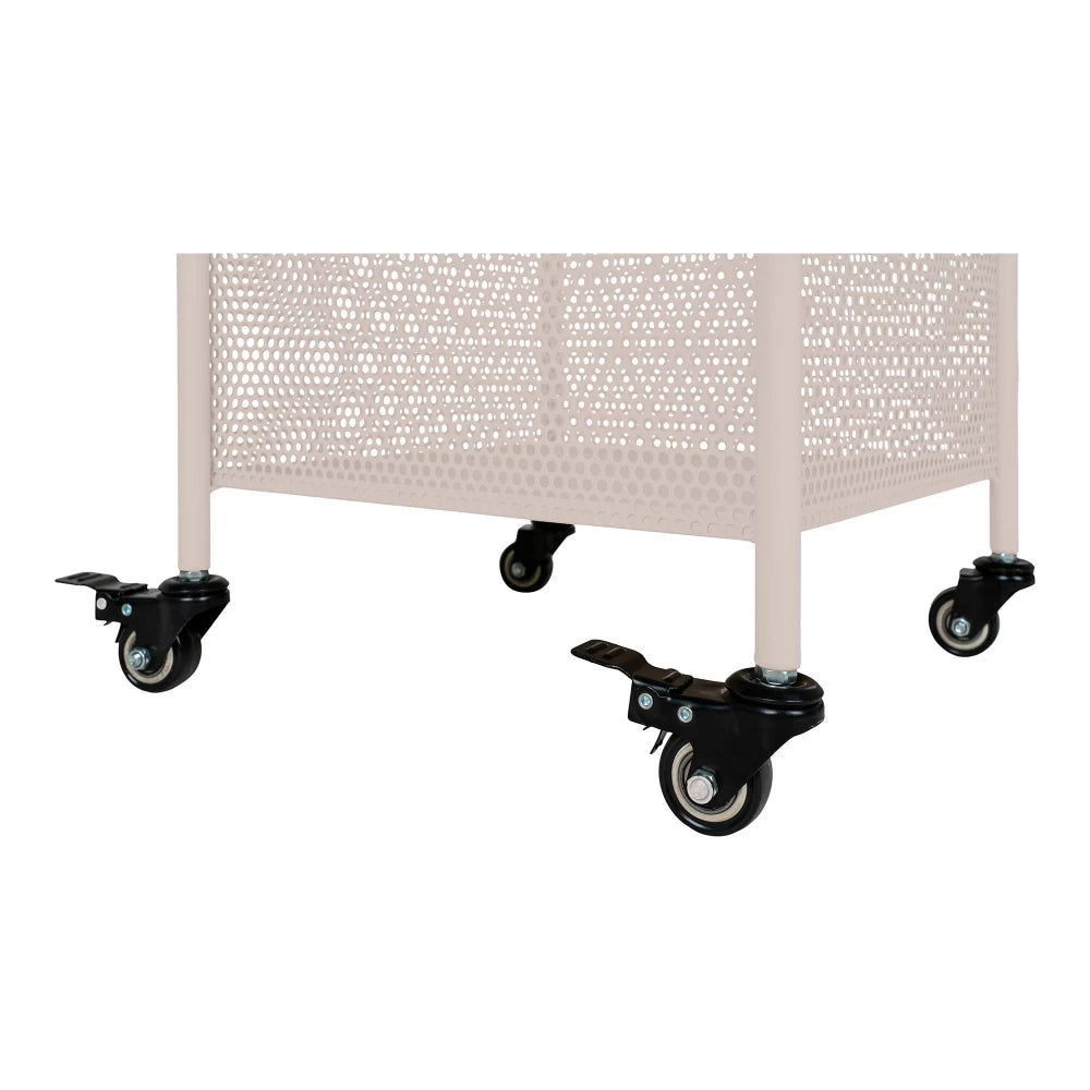 Etajera din Metal Bej L35xH106cm Torres