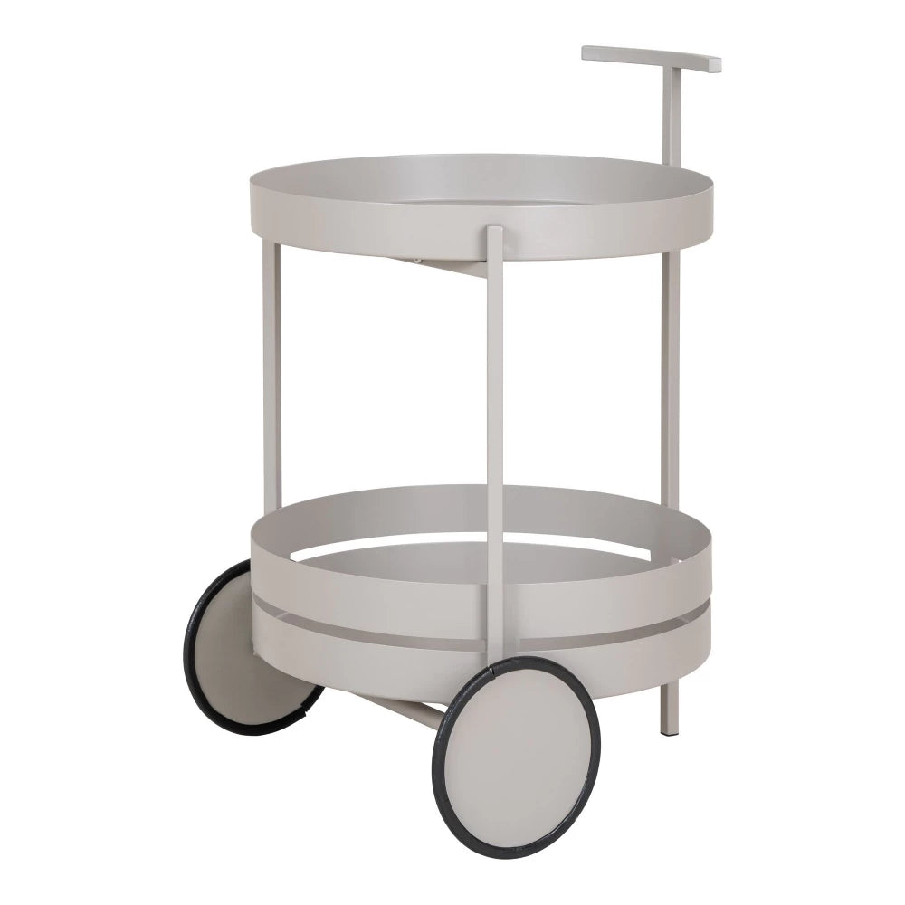 Carucior de servire din Metal Gri L49.5xH61cm Beja