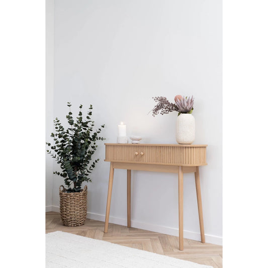 Consola din Lemn de pin Maro si MDF Maro L100xH80.5cm Nikko