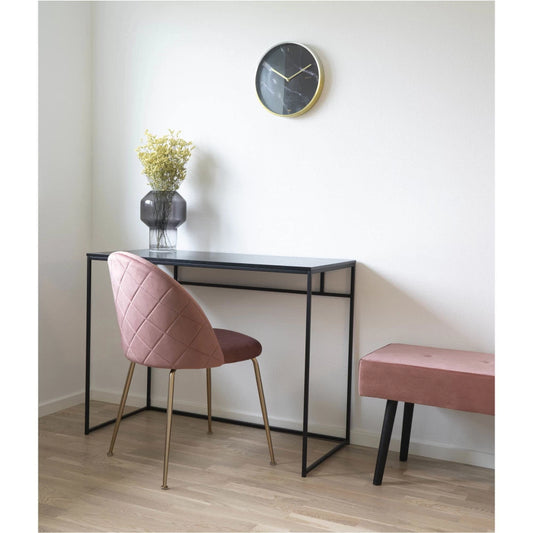 Birou din Metal Negru si PAL Negru L45xH75cm Vita