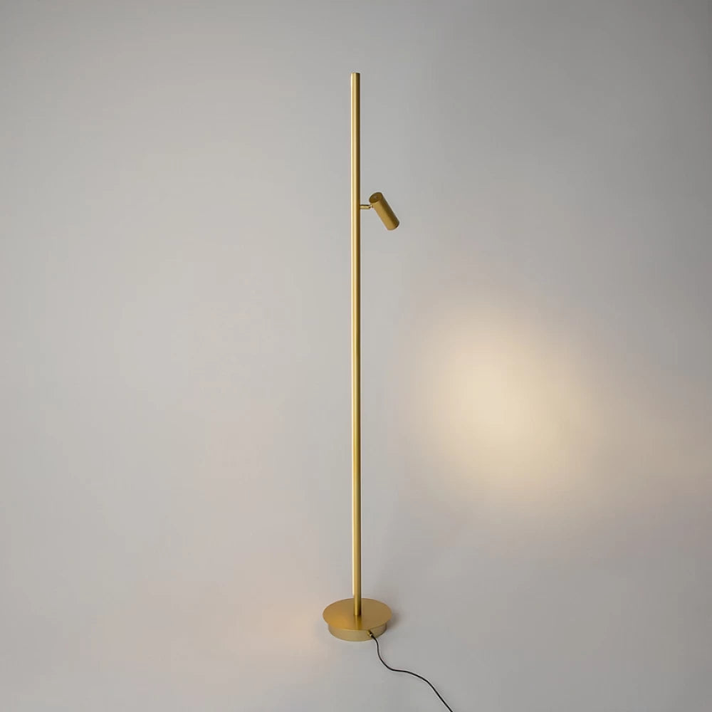 Lampa de podea din Aluminiu Alama H155xD20cm 14W 3000k 800lm Thin