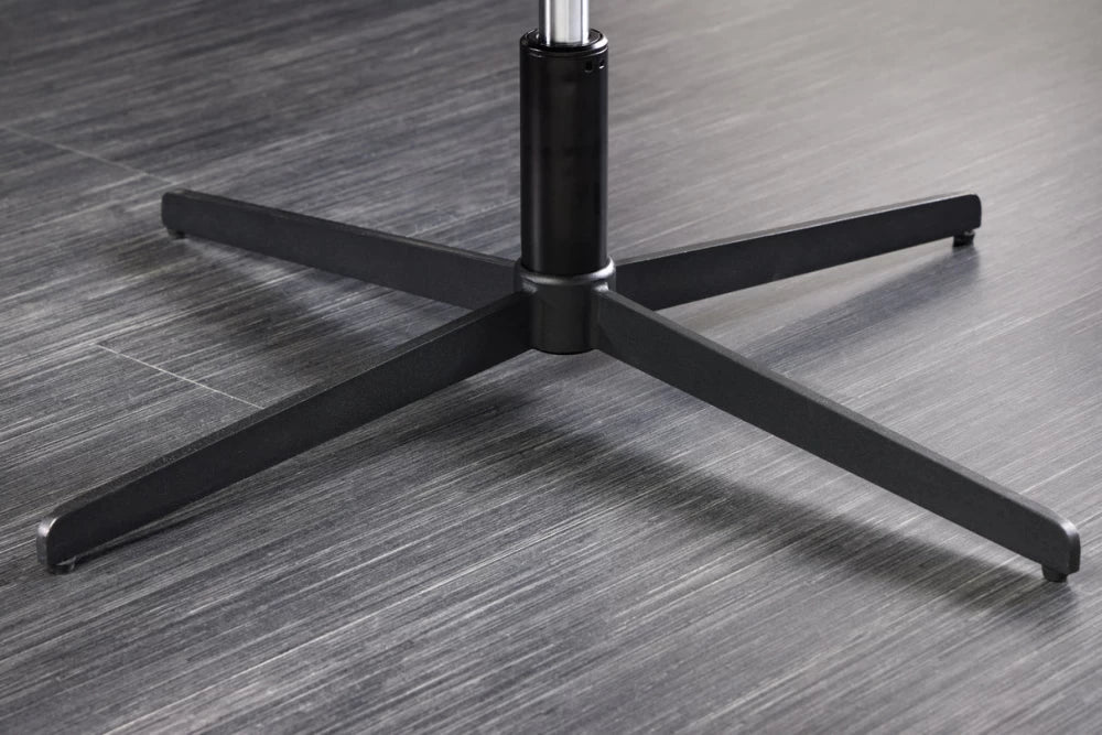 Fotoliu rotativ tapitat cu Catifea Gri si picioare din Metal Negru/Argintiu H83-90xL76xA80cm Papillon