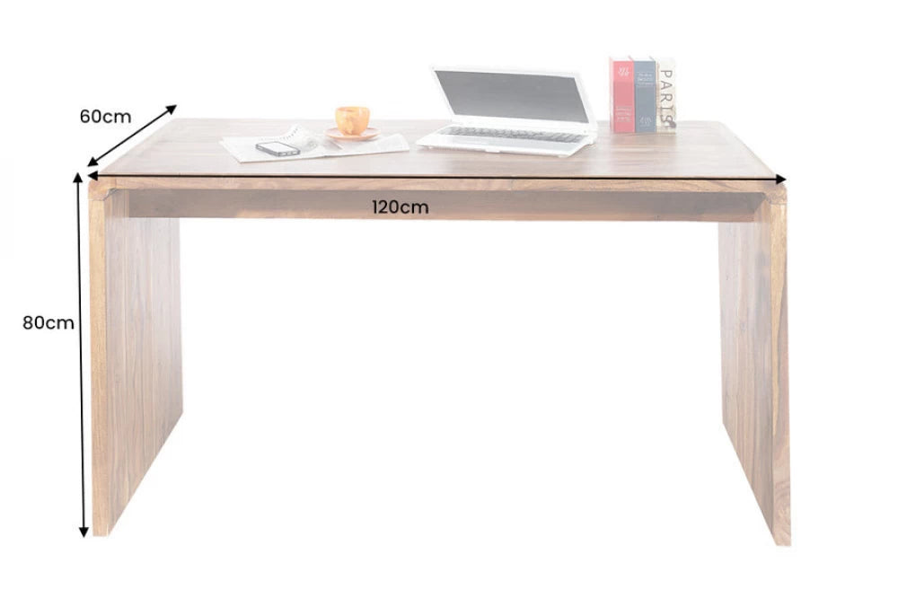 Birou din Lemn de sheesham Maro L120xH80cm Goa