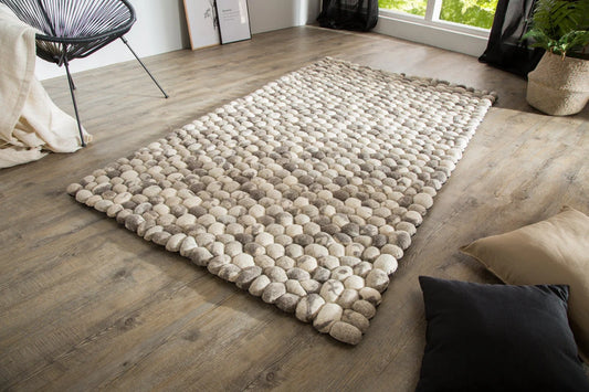 Covor din Lana Gri L200cm Organic Living