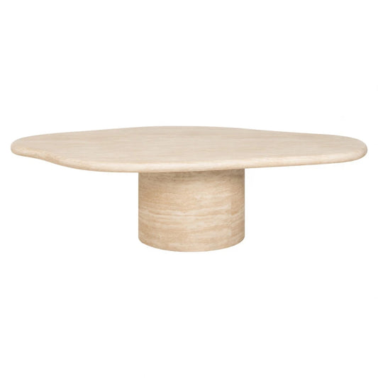 Masuta de cafea din Travertin artificial Bej L130xH35cm Fictus Richmond interiors