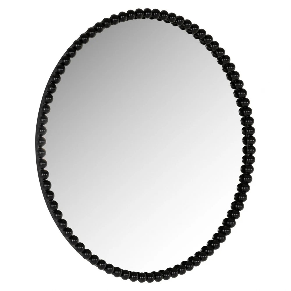 Oglinda cu rama din Metal Negru D80cm Laureen Richmond Interiors