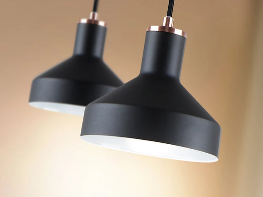 Pendul din Metal Negru 20W D18xH140cm Irias