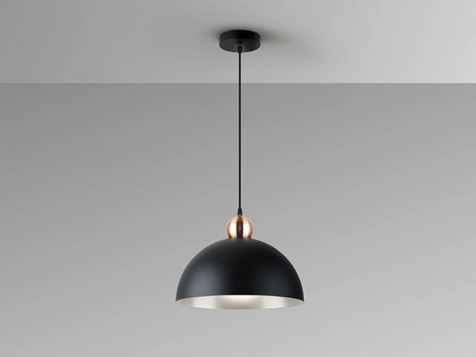 Pendul din Metal Negru/Cupru/Negru D35xH190cm Polo