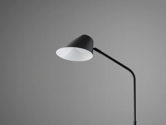 Lampa de podea din Metal/Aluminiu Negru 10W L49xH158cm Esino