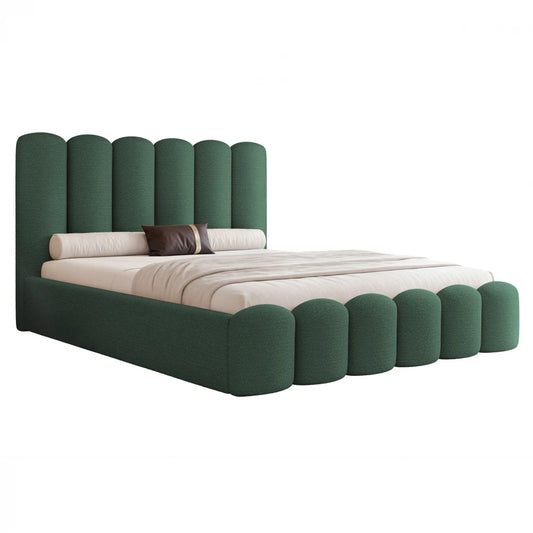 Pat 200 x 200 tapitat cu Textil Vibe Verde Aveline