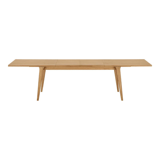 Masa extensibila din MDF+Furnir de stejar Maro L240-290-340xH75cm Darwin