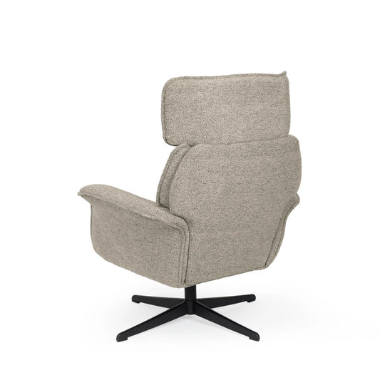 Fotoliu rotativ 360 LYNN Taupe L83cm x A69cm x H105cm