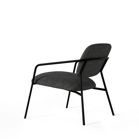 Fotoliu modern VALETA Gri inchis L70cm x A65cm x H74cm