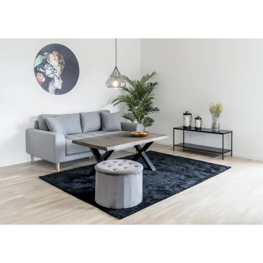 Comoda TV din PAL Negru si Metal Negru L100xH45cm Vita