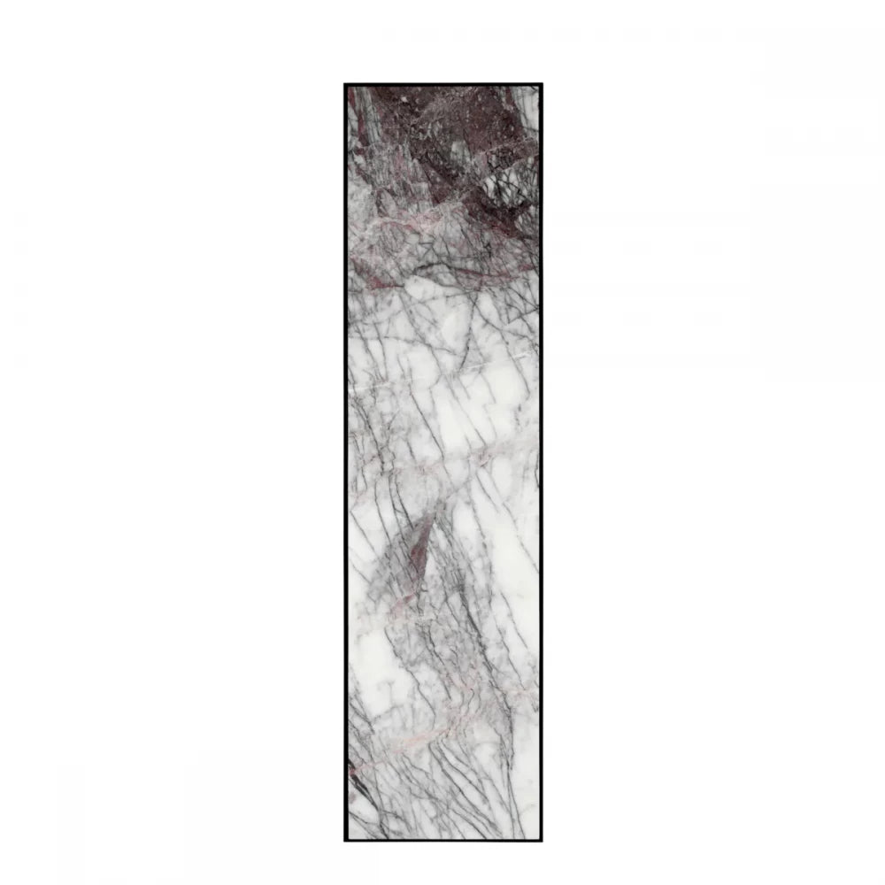 Consola din Marmura Alb si Metal Bronz L90xH90cm Henley Eichholtz