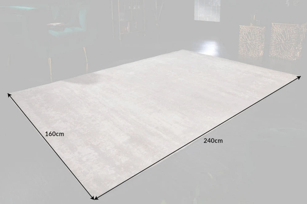 Covor din Bumbac/Poliester Bej L240cm Modern Art