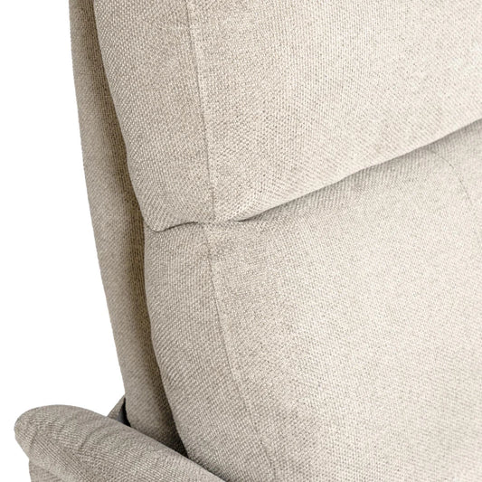 Fotoliu cu recliner electric 2 motoare MISAKI Bej L66cm x A84cm x H107cm