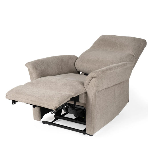 Fotoliu cu recliner electric 2 motoare MISAKI Taupe L66cm x A84cm x H107cm