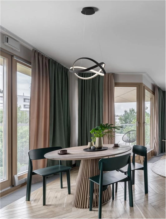 Lustra din Aluminiu Negru/Auriu H120xL50cm IP20 40W 2033lm 2700-3500-5000k ODREY