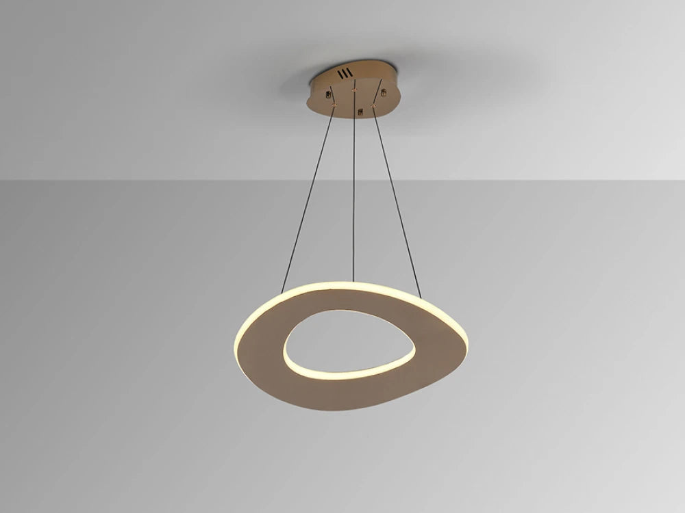 Lustra din Otel Rosegold si Acrilic Rosegold 40W D52xH150cm Mirena