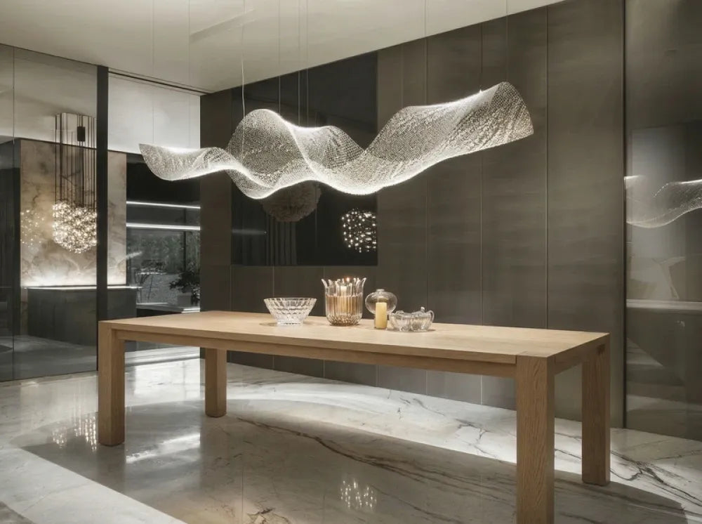 Masa dining dreptunghiulara din Lemn de Stejar in dimensiuni multiple Monte