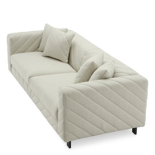 Canapea tapitat cu Stofa Reve Crem L230xA100xH69cm Avellino Eichholtz