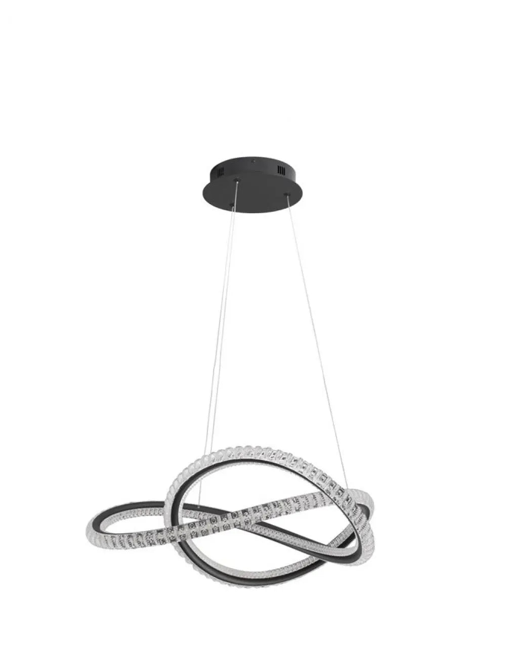 Lustra din Aluminiu Negru H120xL58cm IP20 56W 3750lm 3000k GINEVRA